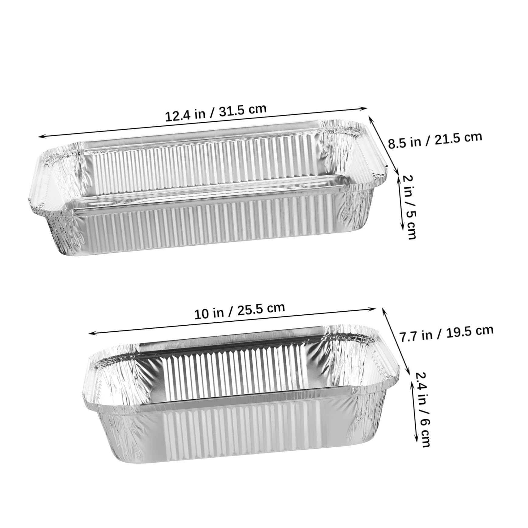 20 piezas Bandejas de Aluminio con Tapa Hermética Contenedores Aluminio para Horno Bandejas Pequeñas para Hornear y Almacenar Alimentos Aptas para Cocinar y Conservar Comidas
