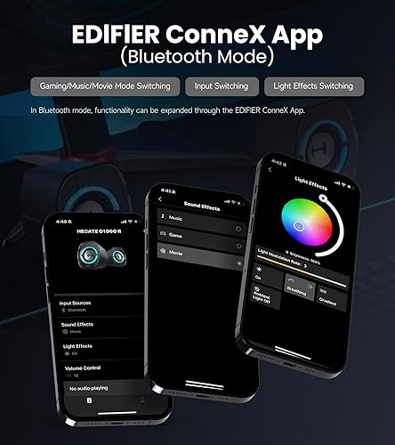 Miniatura 9 de Edifier G1000 II Altavoces de computadora de escritorio para juegos, controlador de rango completo de 2.5 pulgadas y graves mejorados, Bluetooth 5.4