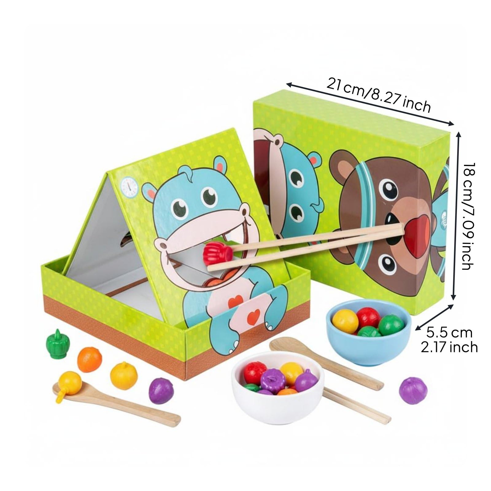 1 Juego Interactivo Infantil Juego de Simulación Juguete de Desarrollo Motricidad Tablero de Animales Piezas Coloridas Indicado para Actividades