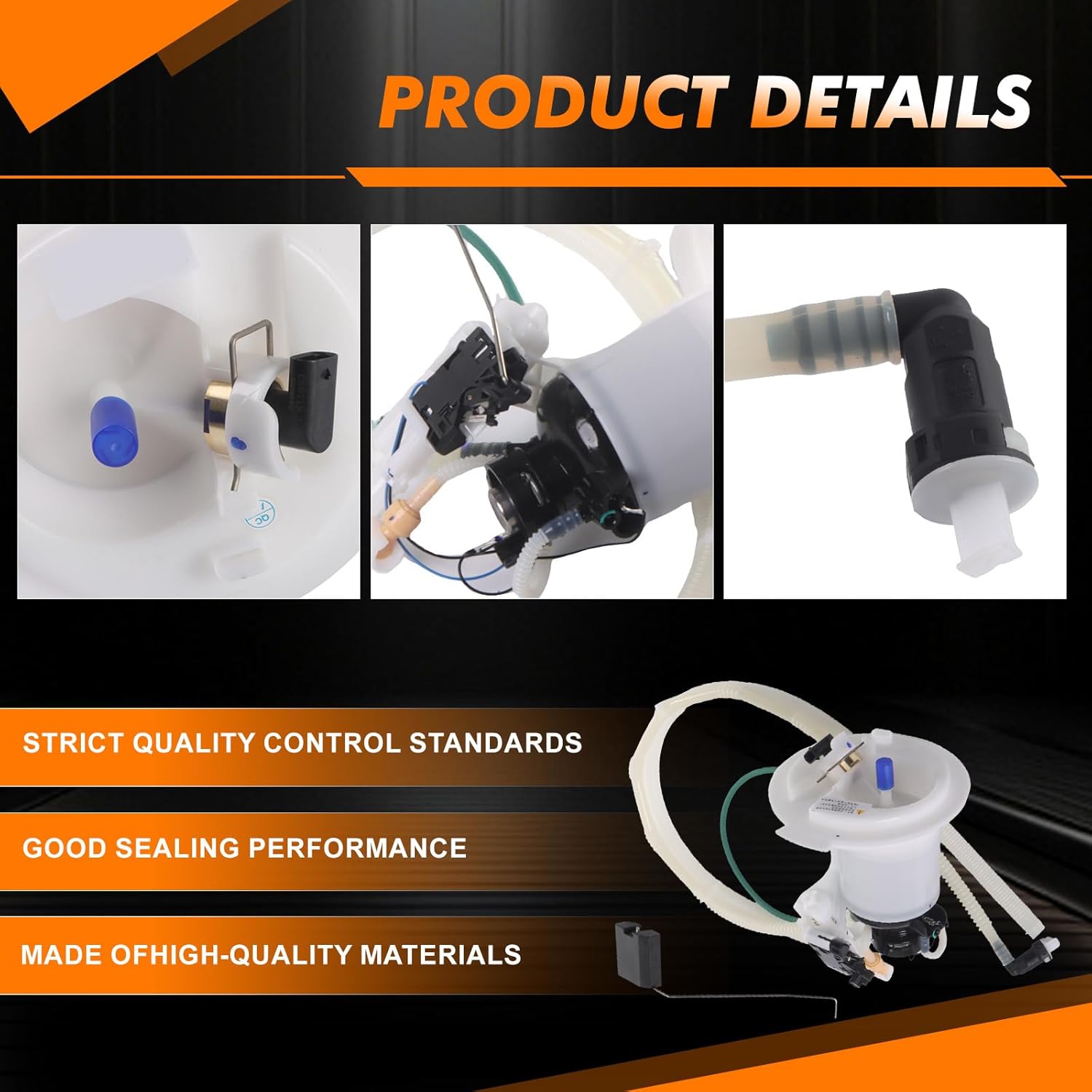 A2044704494 2044701494 Rear Left Fuel Filter Assembly Compatible with Mercedes-Benz C300 C350 E350 E550 GLK350 2008-2012 3.0L 3.5L 5.5L Replace# 2044701494 A2044701494