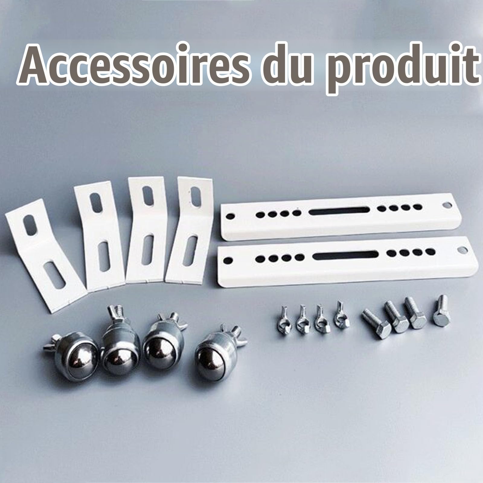 Support De Fixation De Roulette Radiateur De Chauffage,Pieds Robustes pour Une Utilisation Autonome du Chauffage Électrique,2 Pieds Autoportant De Chauffage Infrarouge