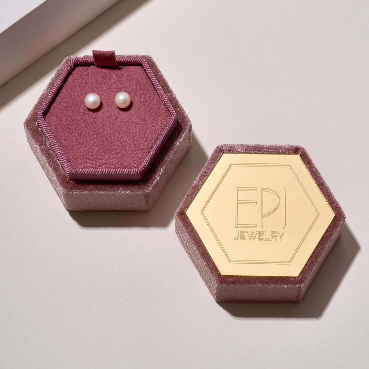 EPI Pearl Stud Earrings for Women Round White Freshwater Real 14k Gold Stud Earrings Hypoallergenic Earrings with Genuine Cultured Pearls,Pearl Gifts for Anniversary - Image 8