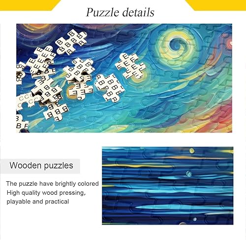 Miniatura 2 de Painting of Sailing Jigsaw Puzzle, 1000 Pieces Paper Wood Composite Material Zigsaw with Storage Bag and Reference Picture Easy to Solve