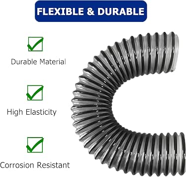 Vacuum Lower Duct Hose Replacement Compatible with Bissell 1/2/3/4/5 Generation Floor Scrubber,Lower Hose Replacements,Vacuum Accessies (1PCS)