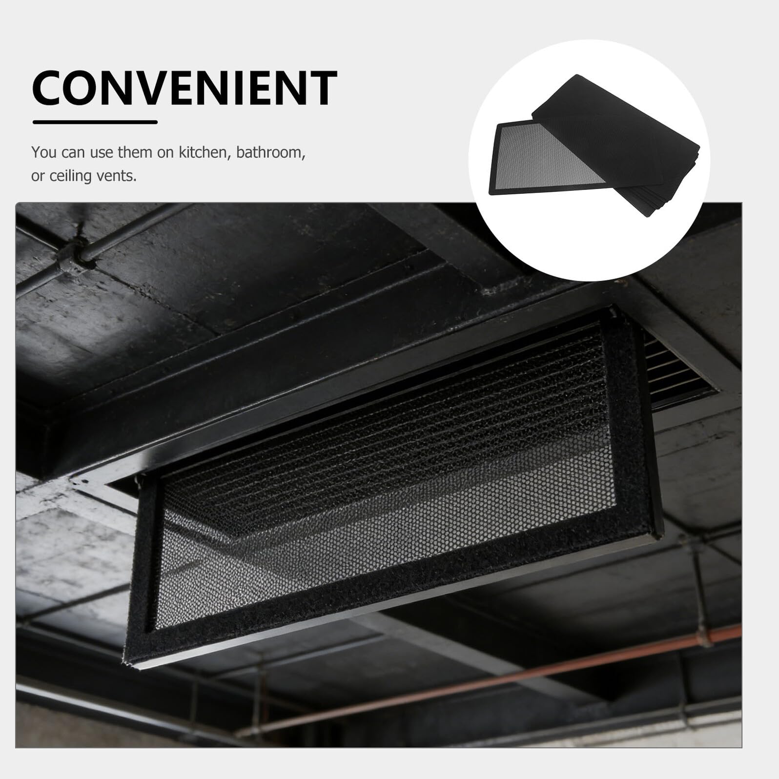 Toddmomy 8 Filtri Magnetici per Prese D’aria 14x28 Cm Rete Filtrante Resistente, Copertura Magnetica per Bocchette Ventilazione Casa, Filtro Antipolvere per Bagni, Cucine e Camere