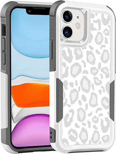 Miniatura 90 de Diseñada para iPhone 12/12 Pro, funda protectora delgada y ligera, de 6.1 pulgadas, para mujeres y niñas, bonito patrón de leopardo y guepardo