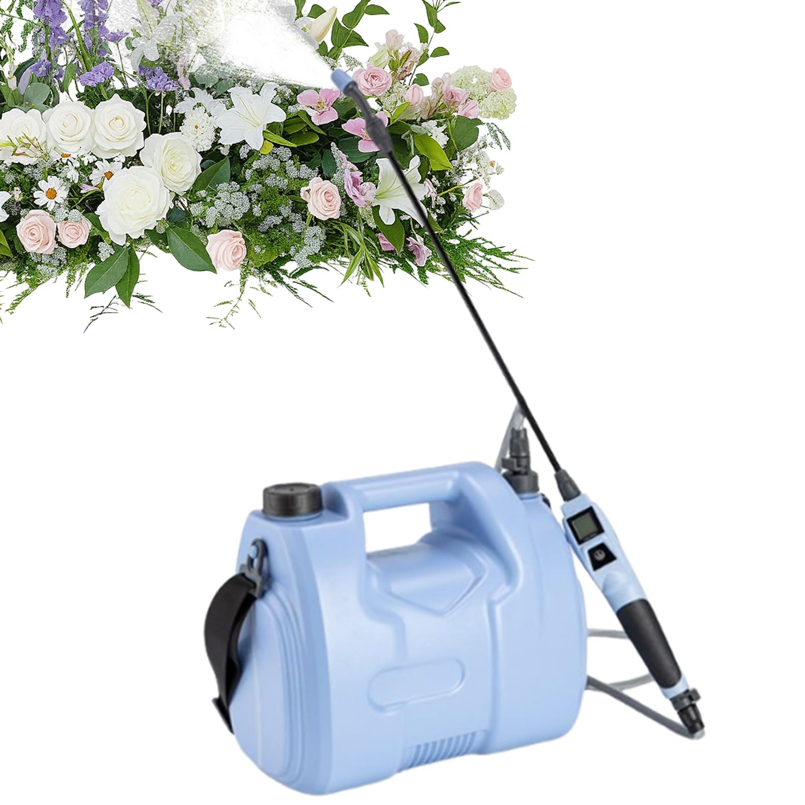 Spruzzatore Elettrico Serbatoio da 5L con Indicatore Batteria per Spray