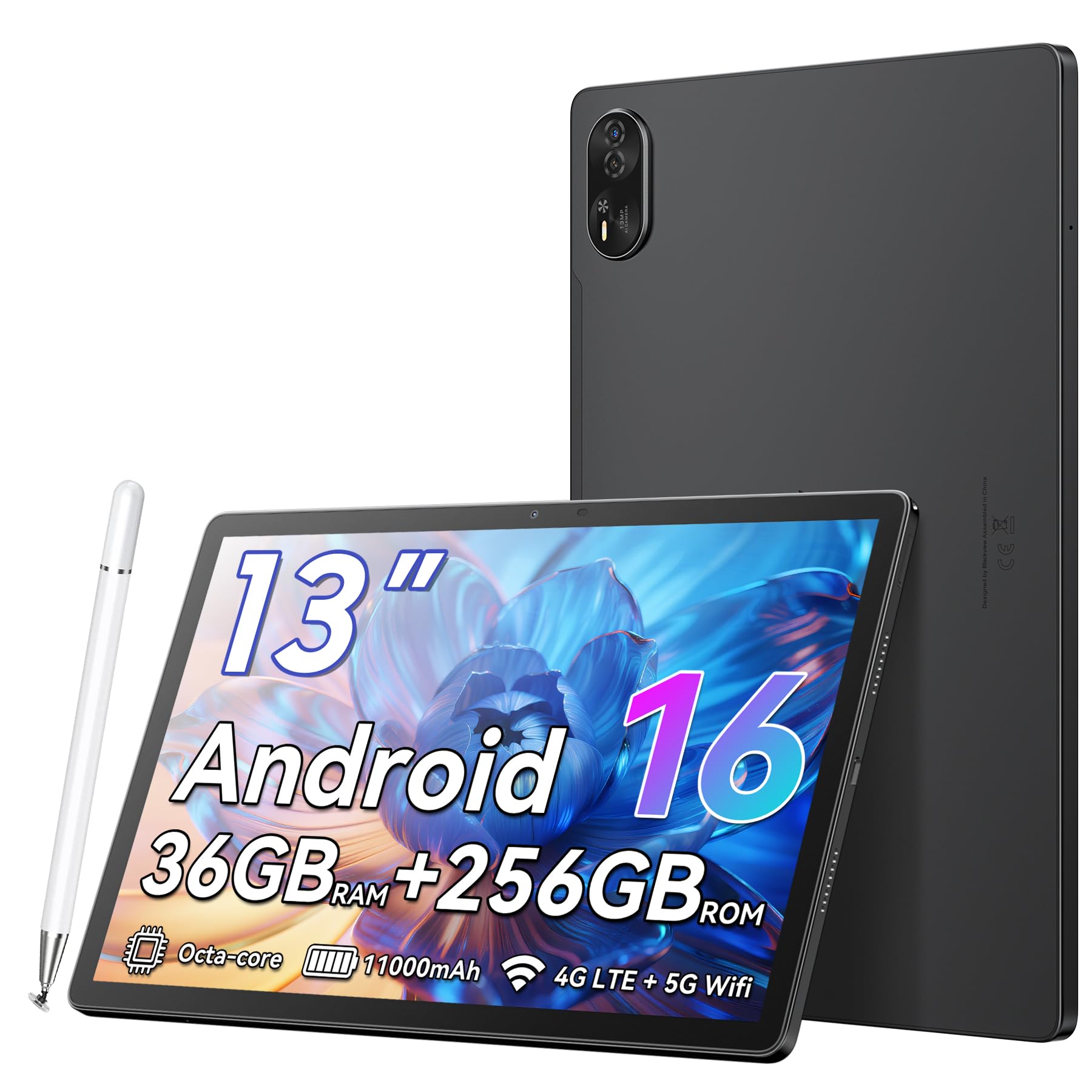 Blackview MEGA8 13インチ タブレット 36GB+256GB+2TB