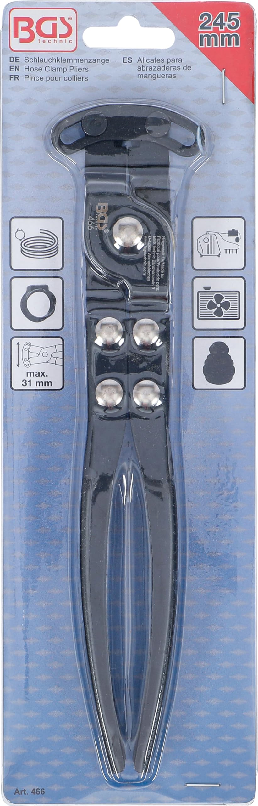 BGS 466 | Pince pour colliers | 245 mm