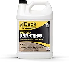 #1 Deck Wood Brightener - 1 Gallon - Makes 5 Gallons of Wood Deck Brightening Solution