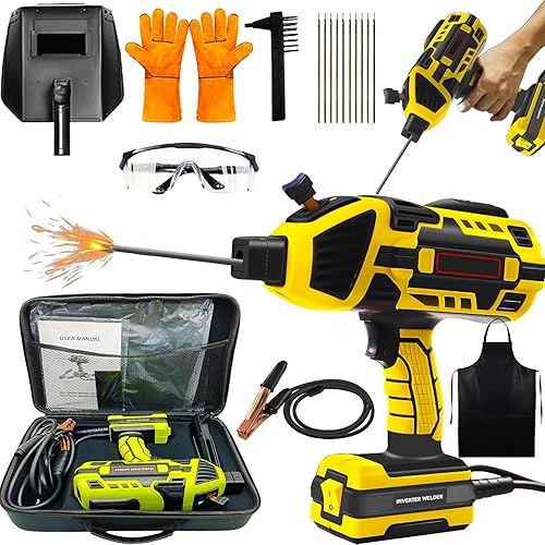 Miniatura 9 de SakerPlus Soldador 2025, 110V Sakerplus Máquina de soldadura eléctrica portátil Mig, 6 engranajes 20-120A Saker Plus soldador de mano con inversor