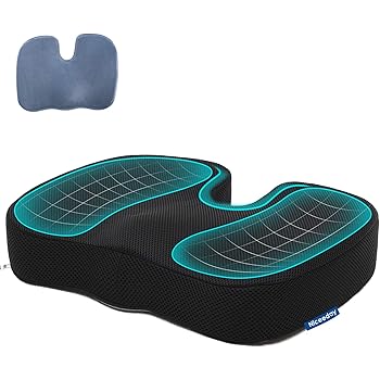 Memory Foam Lendenkissen - Ergonomische Lordosenstütze Für Bürostuhl & Auto, Waschbar & Verstellbar