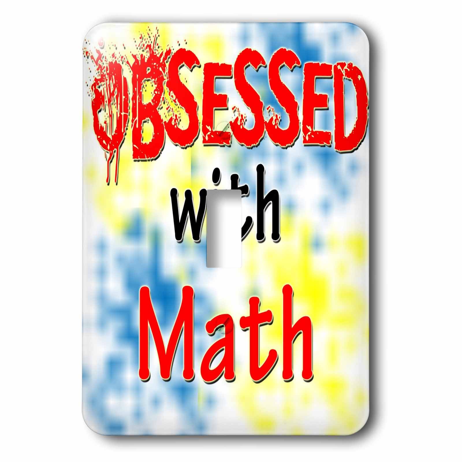 Interrupteur Obsessed with Math 3dRose LSP_241697_1 décoratif