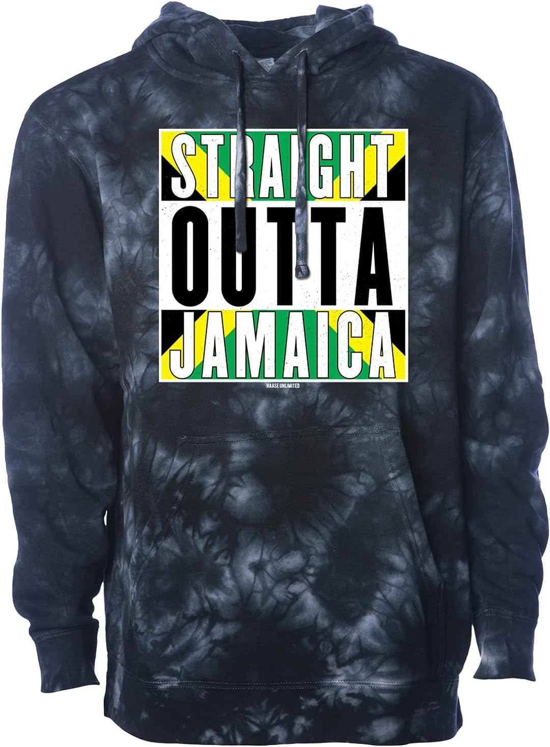 Haase Unlimited Straight Outta Jamaica - Jamaican Parody Unisex Hoodie Sweatshirt