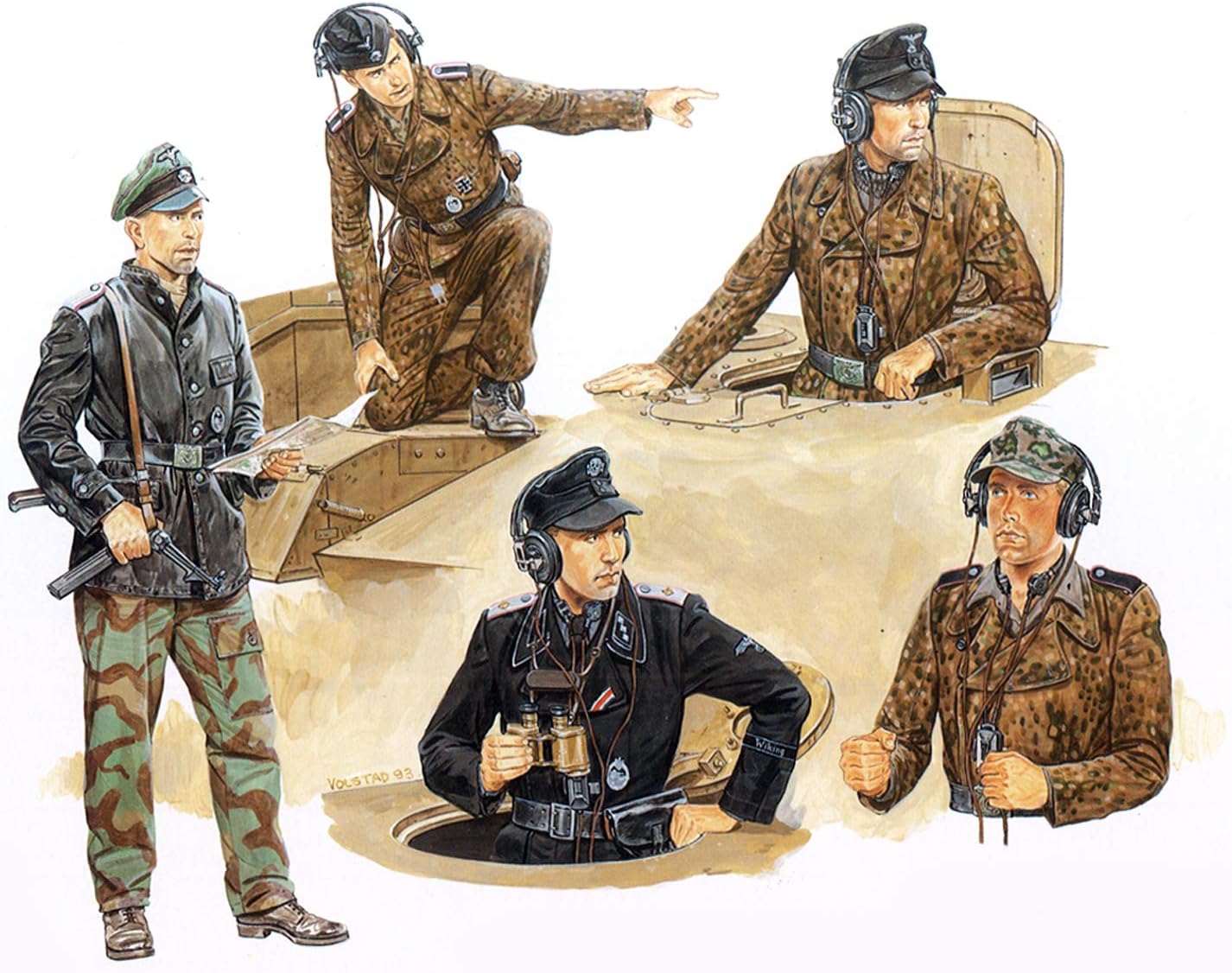 ドイツ軍服 本物[戦車の運転手のユニフォーム]