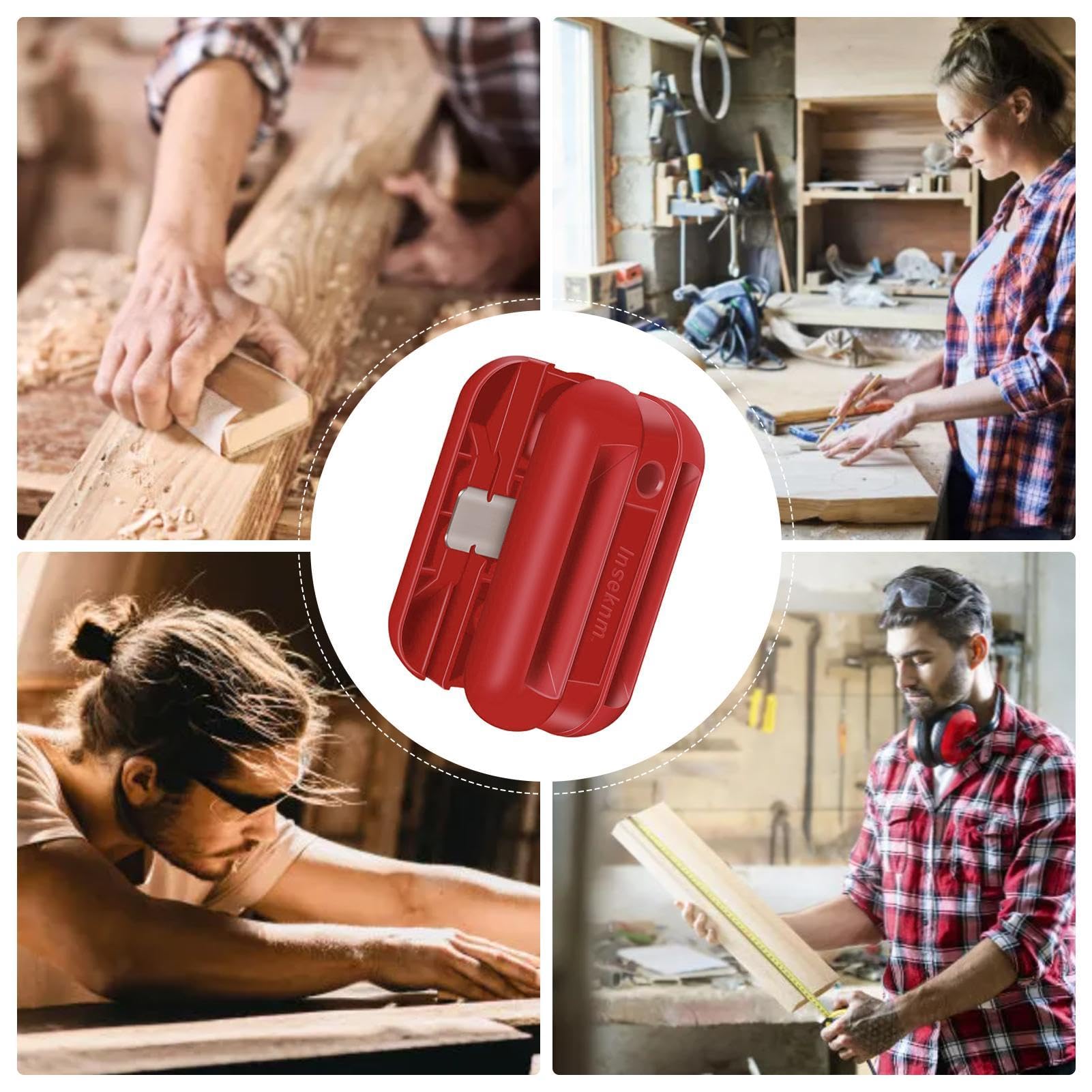 Tagliabordi Per Legno Multifunzione In Acciaio Inox – Utensile Manuale Per Sbavature E Impiallacciatura, Con Scala E Livella A Bolla, Impugnatura Comoda
