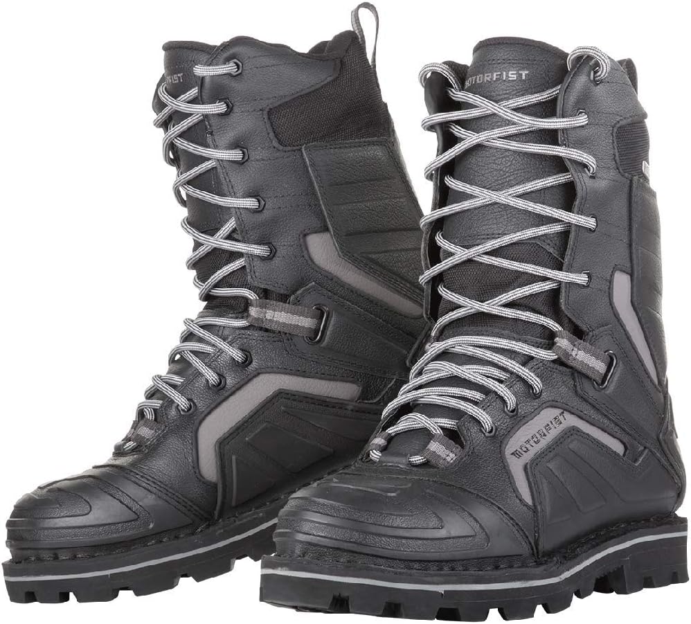 Motorfist Stomper 3.0 Snowmobile Boots Black (12)