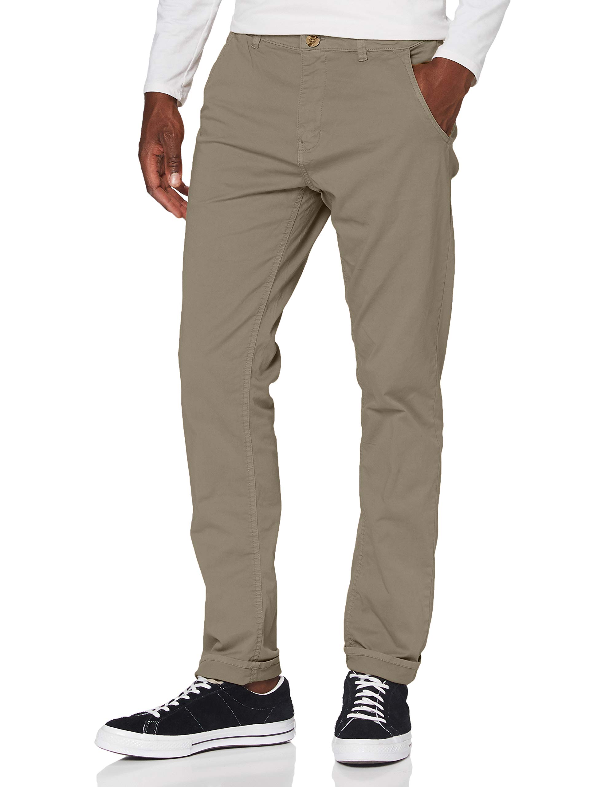 Blend Gris Chino Trousers Bhnight