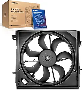 KAX Radiator Cooling Fan Assembly for 2017–2022 Nissan Rogue Sport