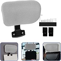 Vista 6 de NUOBESTY Silla de oficina, soporte para el cuello, reposacabezas y silla de oficina, cojín de malla ajustable, accesorio universal