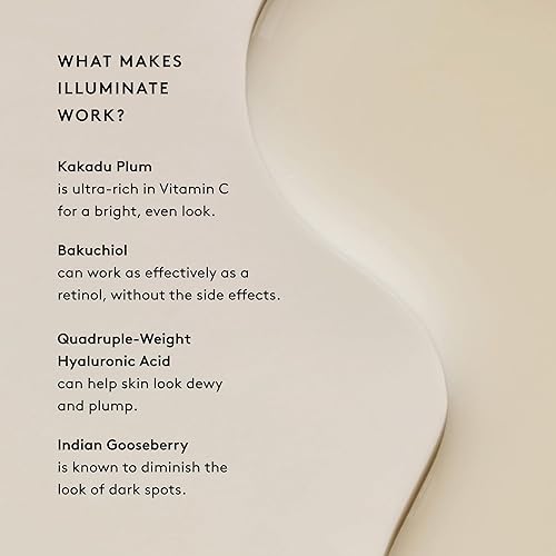 Miniatura 5 de Naked & Thriving Illuminate BC+ - Suero facial | Ácido hialurónico, vitamina C, Bakuchiol | Cuidado de la piel orgánico, vegano y derivado