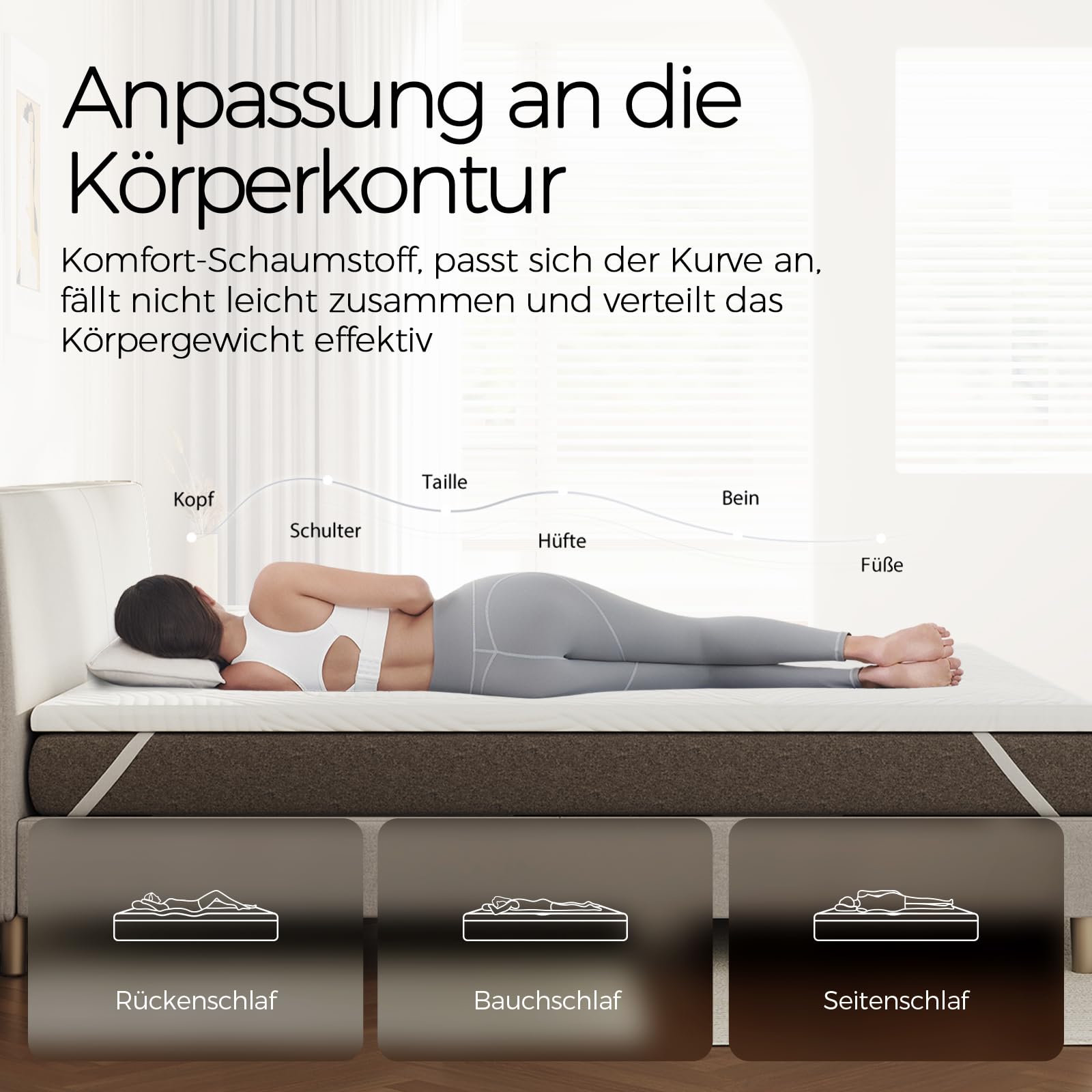 Sweetnight Topper 135x190cm – Bild 4