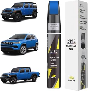 XNA Hydro Blue/Laser Blue Pearl(PBJ) for Jeep Touch Up Paint, Car Scratch Remover for Nicks and Chips Repair, 2-In-1 Quick & Easy Fix Car Scratch Repair Kit with Exact Color-Matched