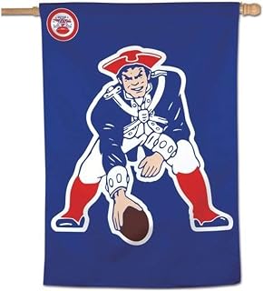 Stockdale New England Patriots AFL Retro Logo WC Premium 28x40 Banner House Flag Football