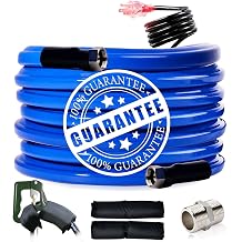 100FT Heated Water Hose for RV,-45 F Anti-freezing Heated Hose,Electrically Heated Hoses of Rv Accessories for Camping/Garden/Farm/Henhouse/Stble