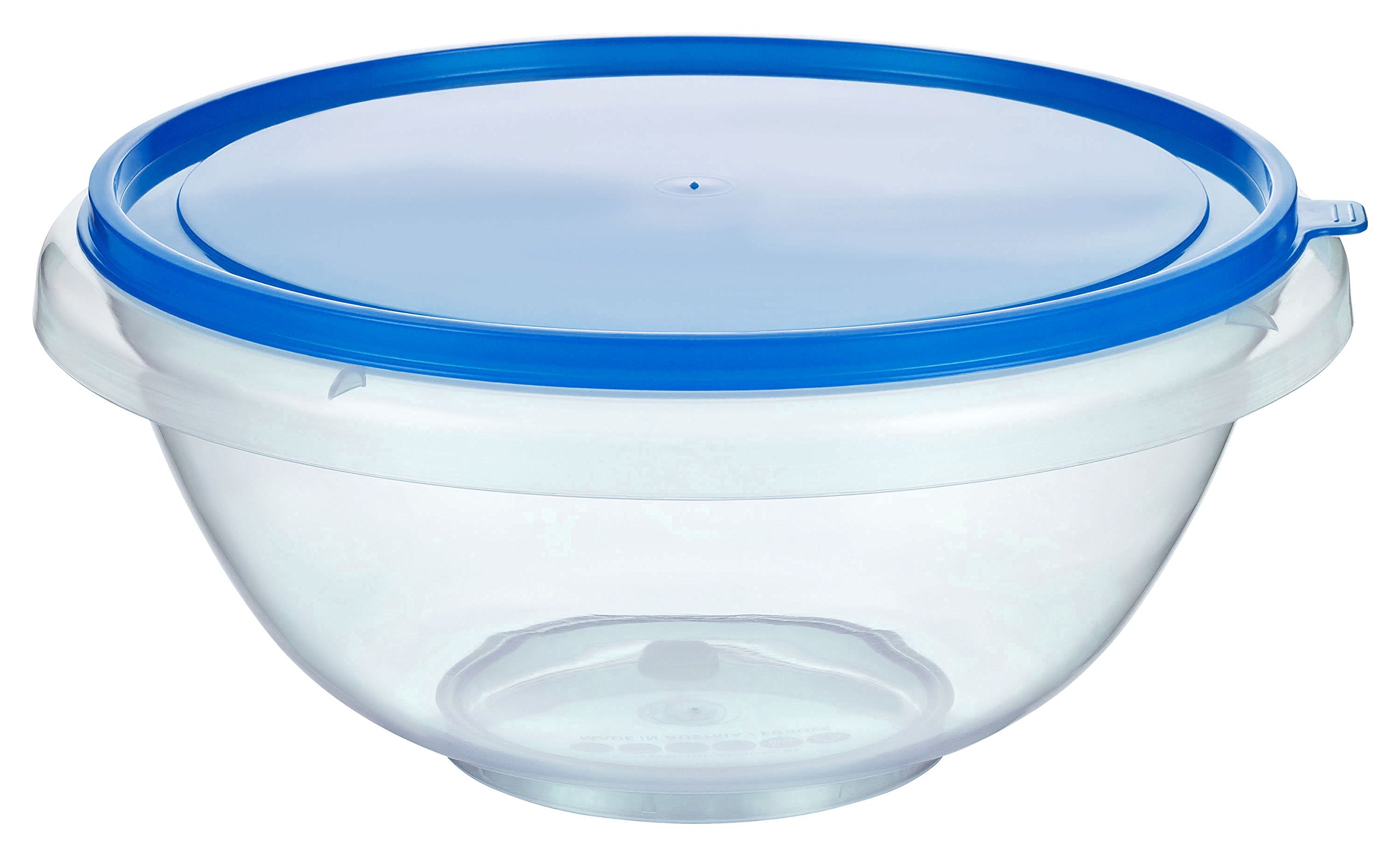 Kigima lot de 2 bols à pâte bols à mélanger bols à punch saladiers (bleus, 7 l et 4,5 l)
