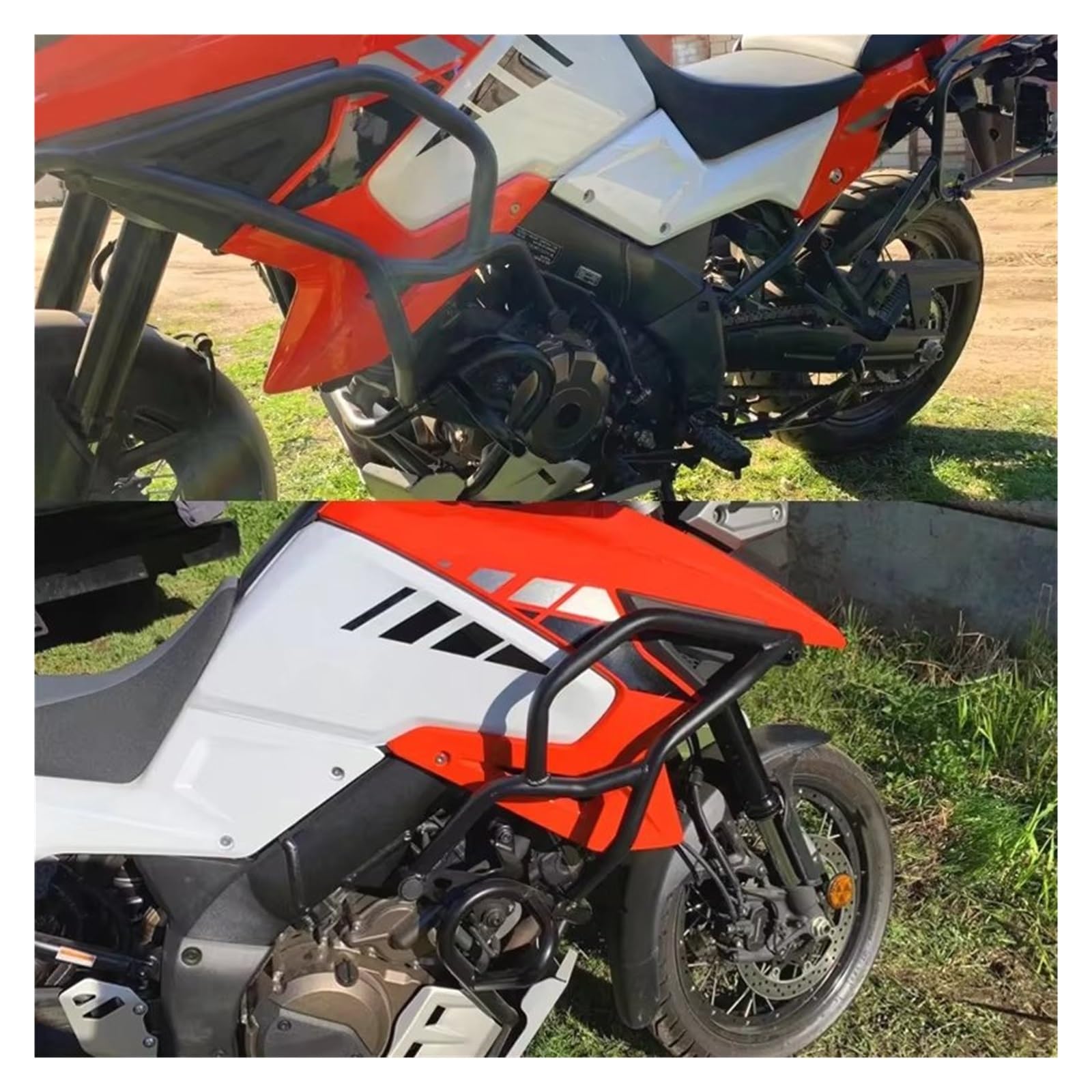 Paramotore Tubolare Per Suzuki Per VSTROM Per DL1050DE Per DL1050XT 2020-2023 Kit Protezione Anticaduta Paraurti Moto Barra Protezione Motore Copertura Protettiva Motorcycle motore Paraurti