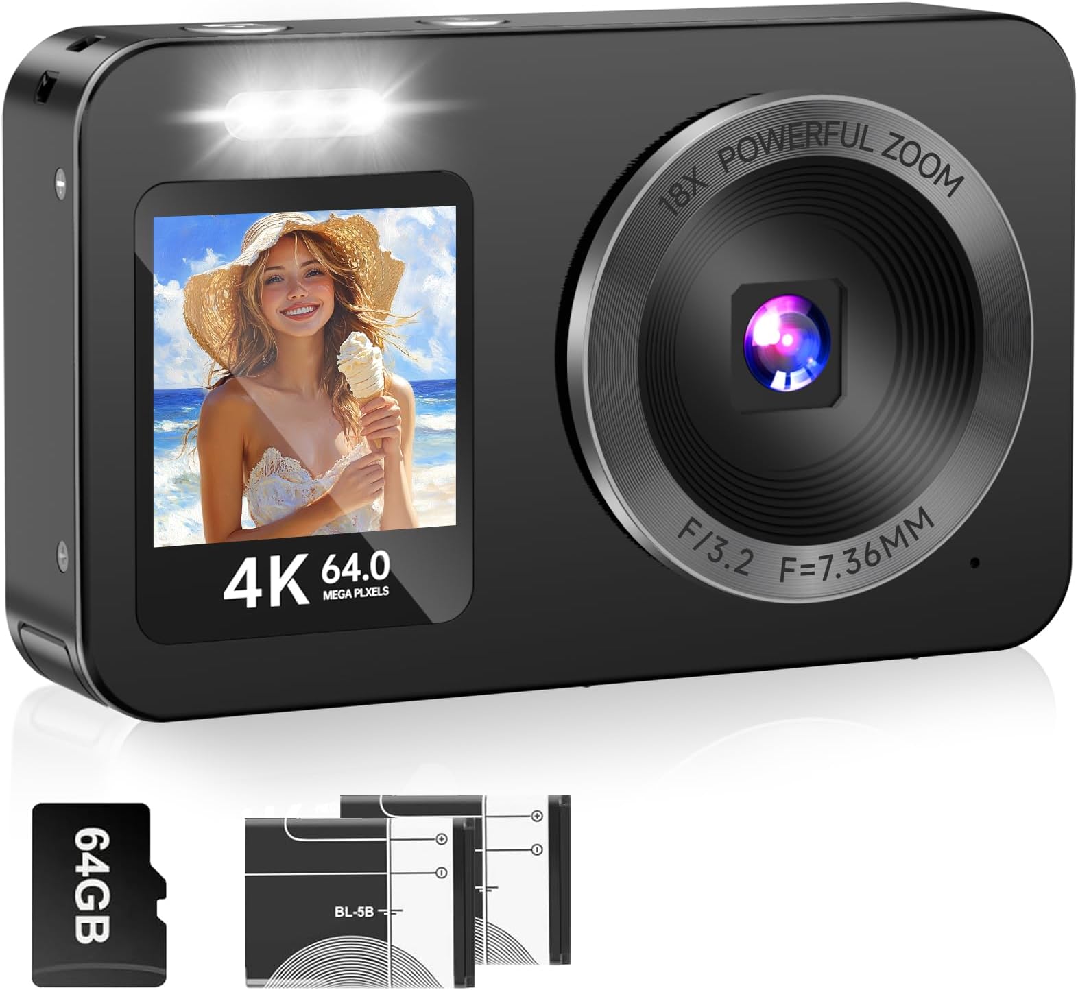 4K Digital Camera for Kids, Boys