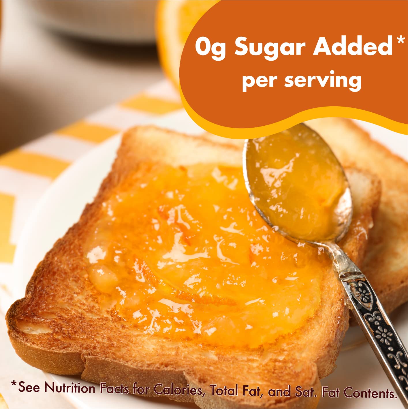 Sugar Free Orange Marmalade by ChocZero - Sweet Keto Jam Spread with Oranges - No Added Sugars (1 Jar, 12oz)