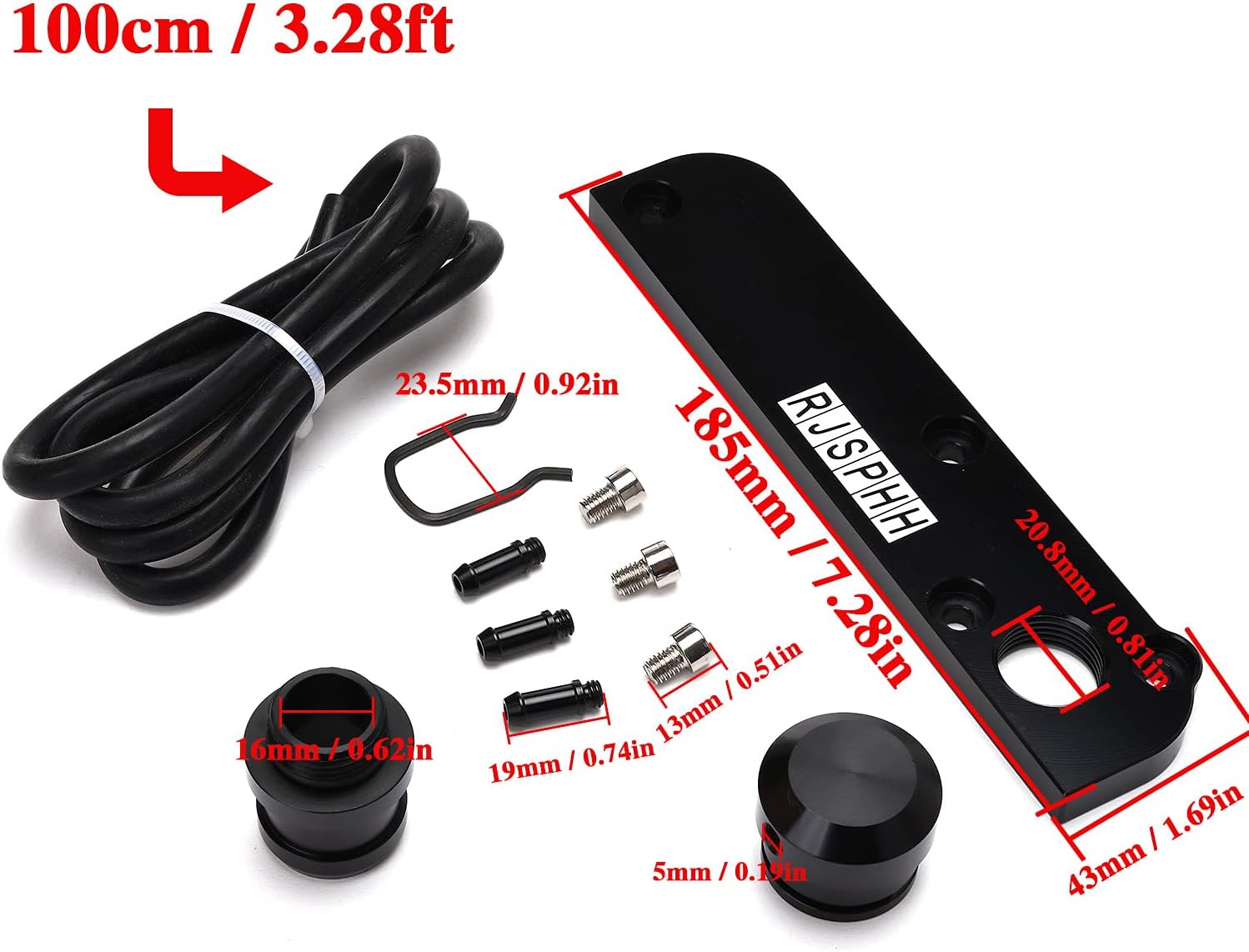 PCV Adapter FSI Torque Solution Billet with Boost Cap Kit Compatible with VW/Audi/SEAT/Skoda 2.0T Logo