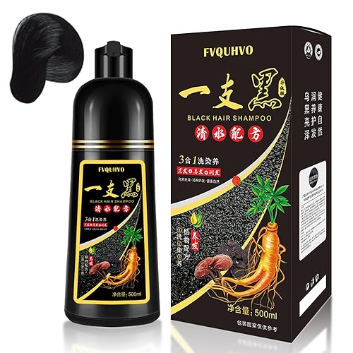 Nuevo champú de tinte para el cabello Black 4 Root Touch Up