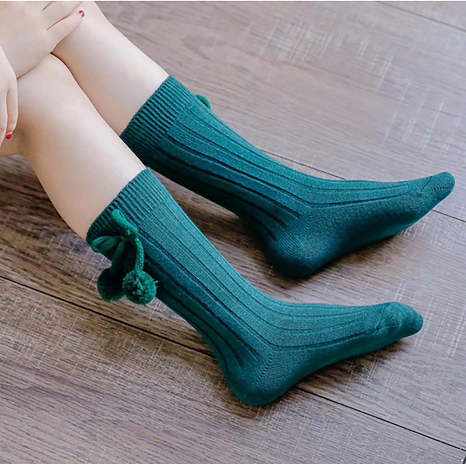 Baby Girls Knee High Cotton Socks Newborn Toddler Bowknot Long Socks Stockings 0-3 Year