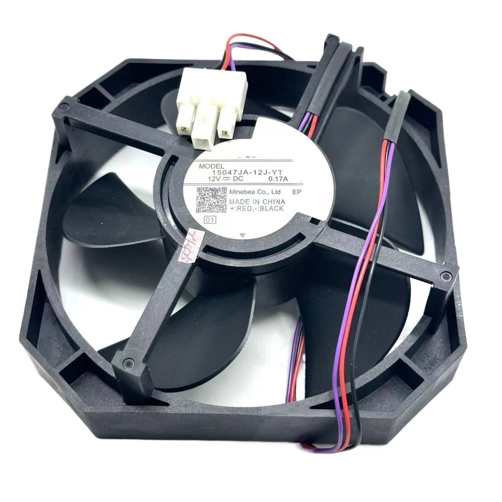UITGVDQAT 15047JA-12J-YT DC 12V 0.17A 3-wire Server Cooling Fan
