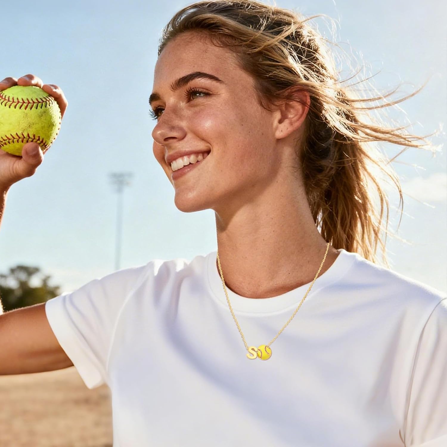Softball Gifts Necklace for Women Jewelry 8 12 Birthday Gift Accessories Sports Lovers Stuff - Image 4