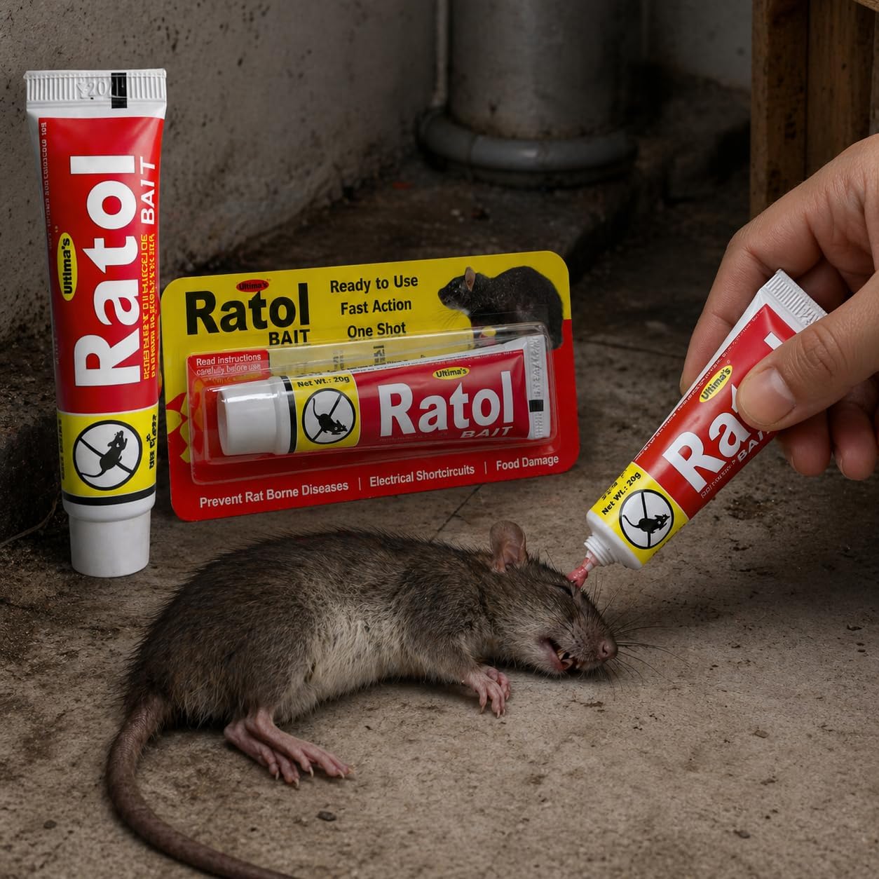 Green Valley Rat Bait - Rodent Killer Paste -4
