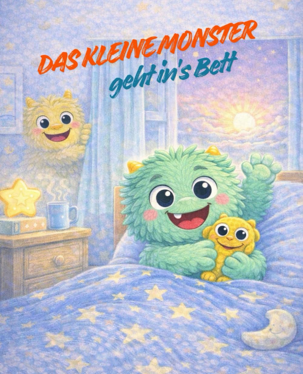 Das kleine Monster geht in's Bett: Ein liebevolles Bilderbuch für eine ruhige Abendroutine