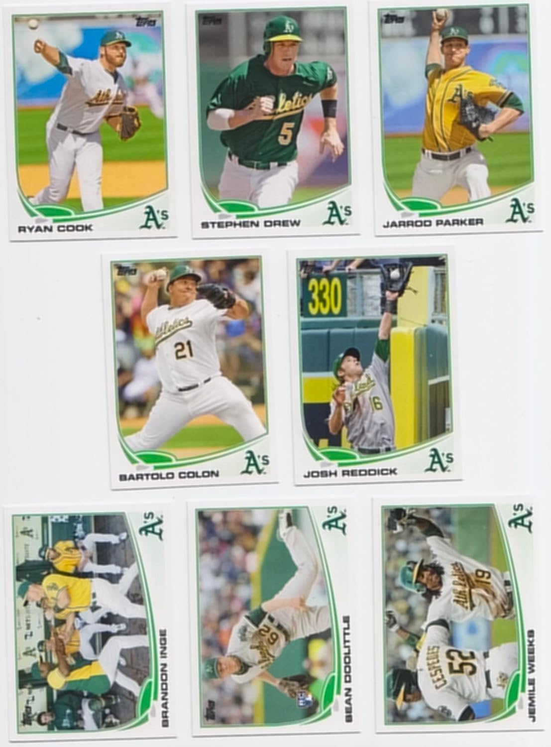 Oakland Athletics / 1000 Athletics Baseball Cards - All Different with 2025 Topps! Includes Topps, Bowman, Upper Deck and more!