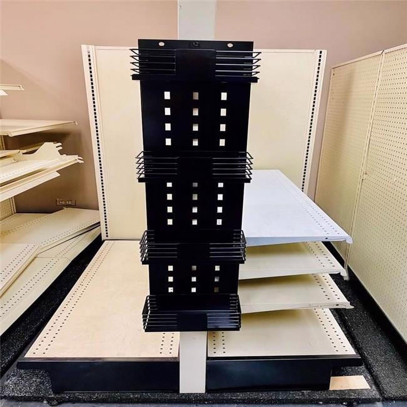 41 x 8.25 x 1 in. Metal Power Wing Panel Black