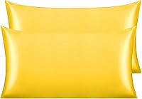 Vista 95 de NTBAY - Fundas de almohada de satén para cabello y piel, fundas de almohada sedosas de lujo con cierre de sobre.