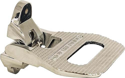 Miniatura 6 de Buyers Products 52365862 - Escalón plegable plateado para camión, acero fundido con resorte, escalónagarre abatible, compatible con NFPA para