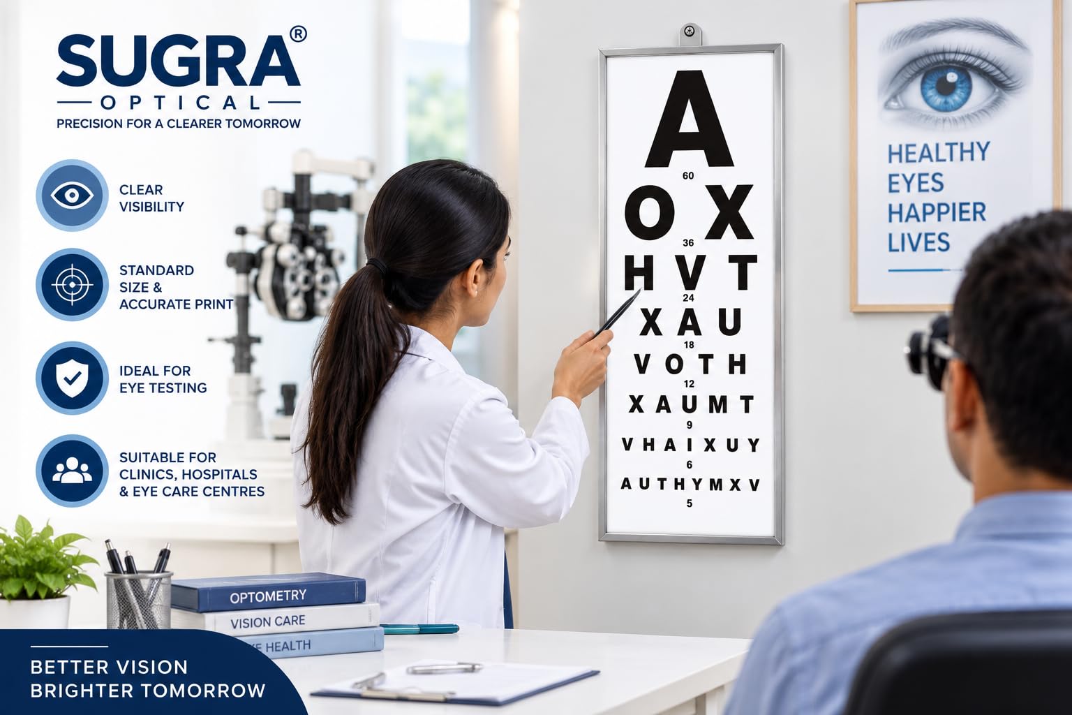 VISION CHART A Vision Test Chart (Snellen) snellen chart snellens vision chart — Amazon image 3