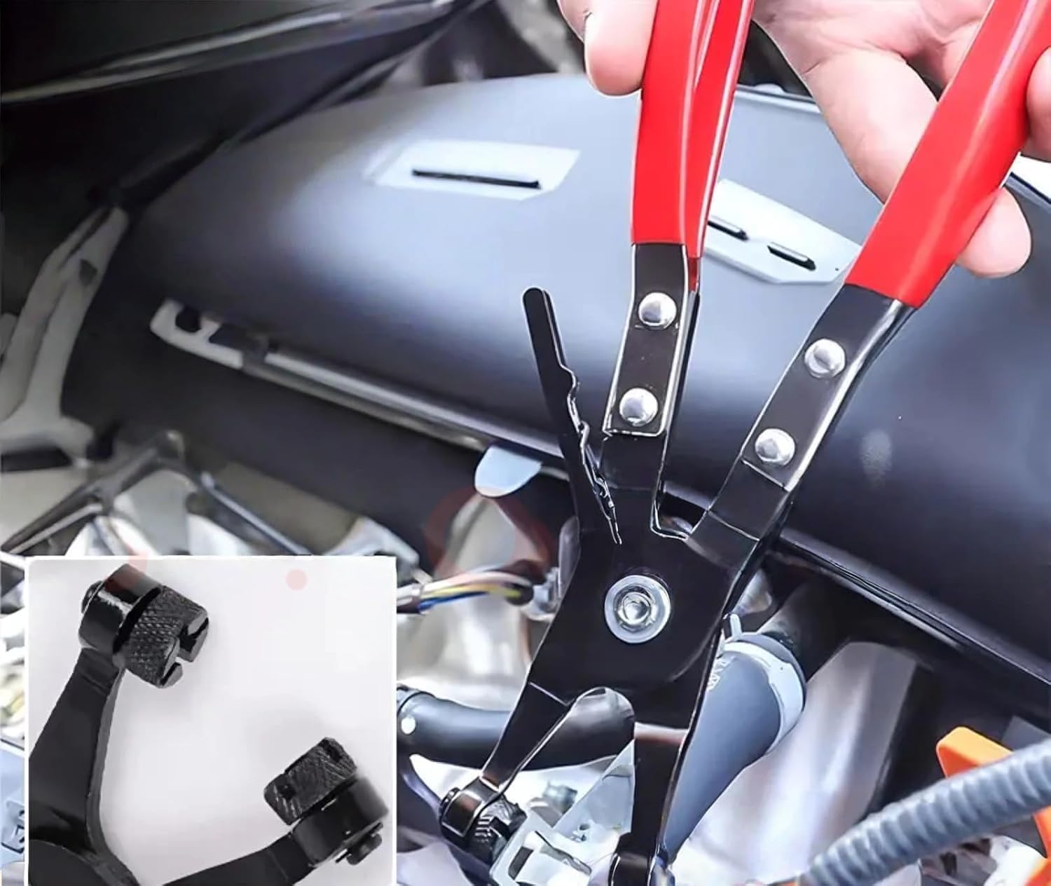 Kit 5 Pzs Electrical Disconnect – Hose Clamp & Trim Removal Tools, High-Carbon Steel Connector Separator for Automotive Repair (1 set)