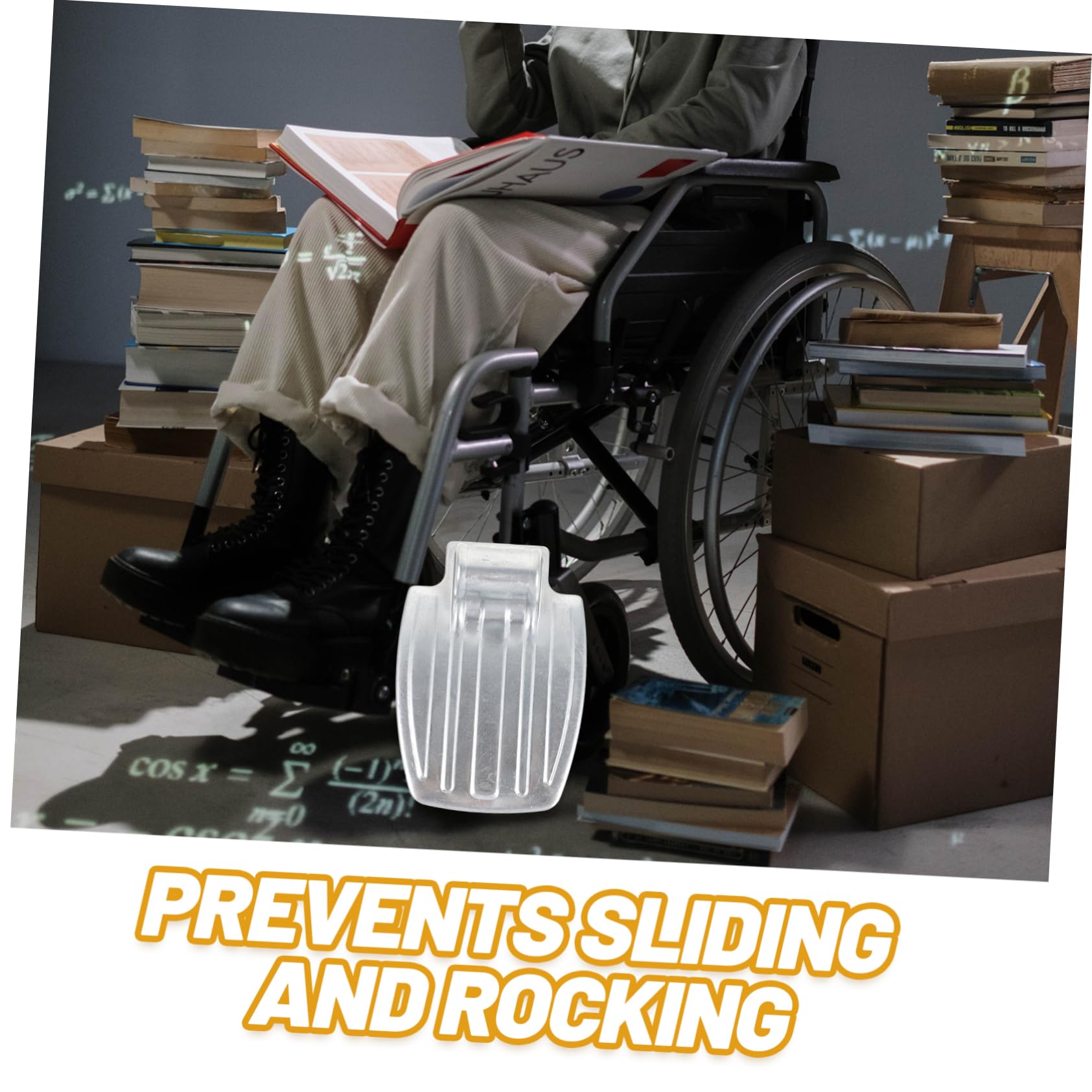 FRCOLOR 1 Pair fold hardware replacement wheelchair leg rest lifting heavy duty wheelchair pedal Accessories feet casters office chair leg pads wheelchair pedal leg pad leg rest