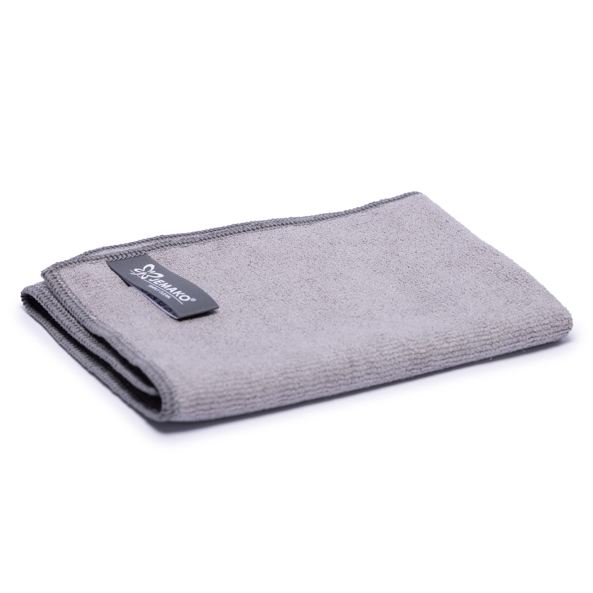 Jemako Set húmedo y seco gris, paño seco y Profituch Plus S – paños de microfibra para tu hogar – perfecto para ventanas, vidrio, azulejos, vajilla y cerámica – Limpieza de ventanas sin rayas
