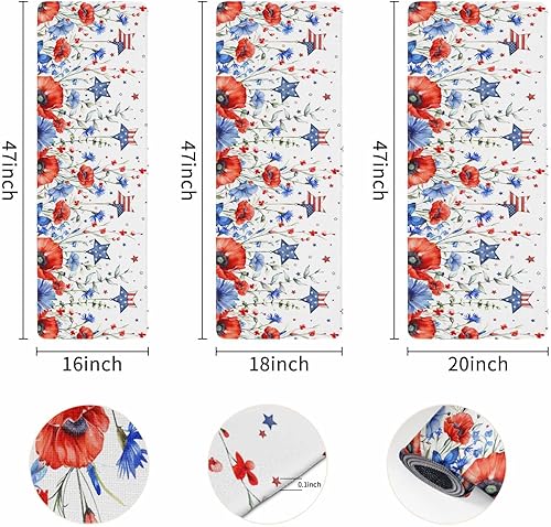 Vista 673 de Tapete de Feliz Navidad, tapete antideslizante para puerta delantera, baño, cocina, dormitorio, patio, entrada, 16 x 24 pulgadas, rojo, negro y verde