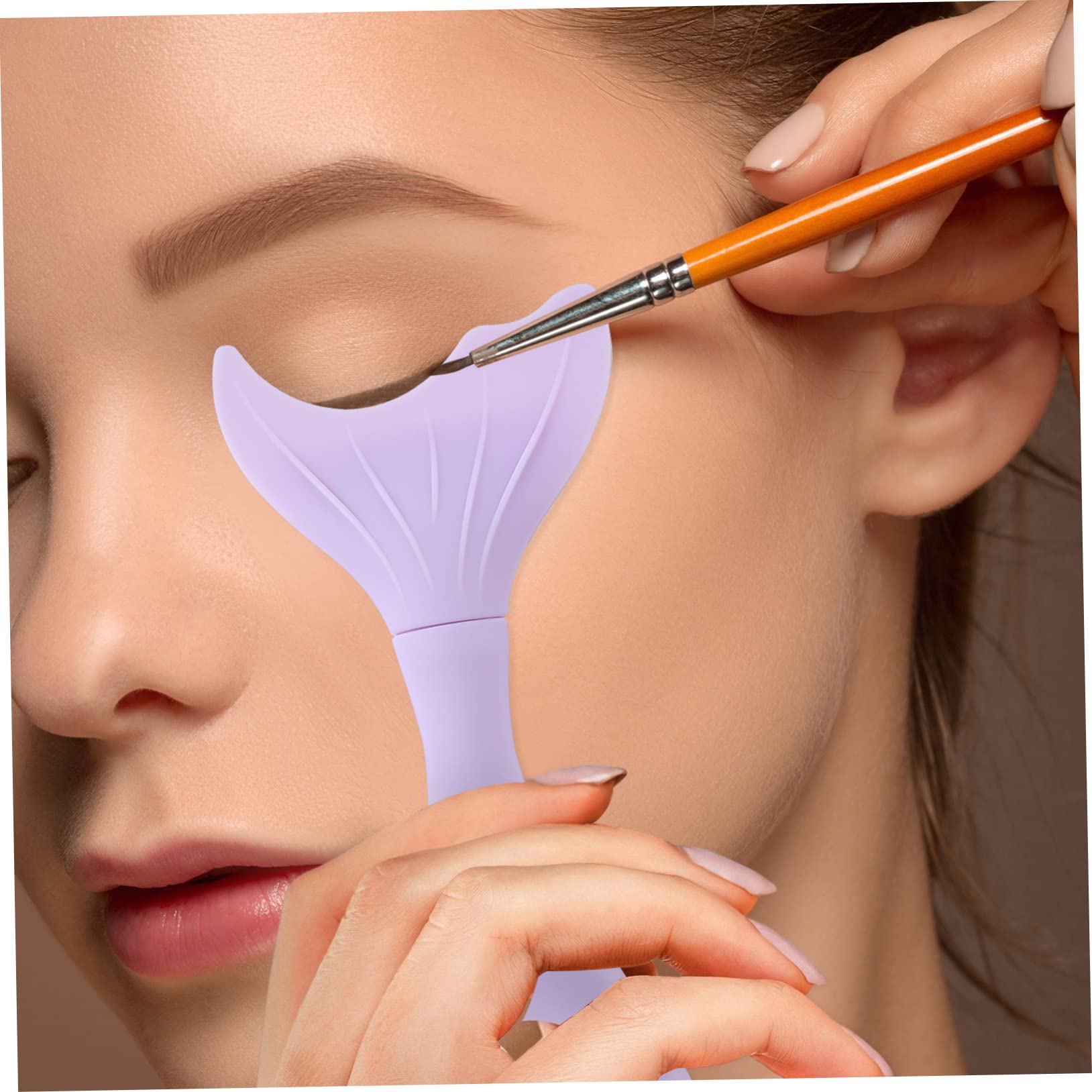 LALAFINA 9pièces Outils De Pour Mascara Applicateur De Peigne à Outils Cosmétiques Forme De Sirène Pour Maquillage Et Professionnel